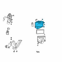 OEM 2002 Nissan Pathfinder Body Assembly-Air Cleaner Diagram - 16528-4W000