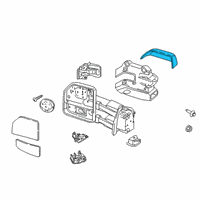 OEM 2018 Ford F-250 Super Duty Mirror Cover Diagram - HC3Z-17D742-AA