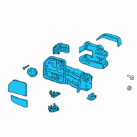 OEM 2020 Ford F-150 Mirror Diagram - JL3Z-17683-F