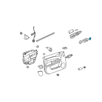 OEM Chevrolet Mirror Switch Diagram - 15261340