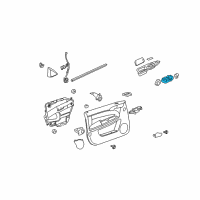 OEM 2006 Chevrolet Impala Window Switch Diagram - 10340140