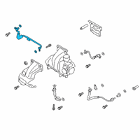 OEM Ford Water Inlet Tube Diagram - LB5Z-8A520-A