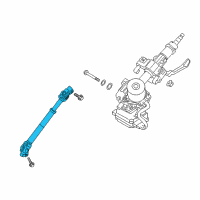 OEM 2013 Hyundai Santa Fe Joint Assembly-Steering Diagram - 56400-2W000