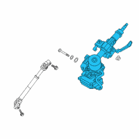 OEM 2013 Hyundai Santa Fe Column Assembly-Upper Diagram - 56310-B8100