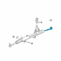 OEM 2009 Dodge Durango Tie Rod-Outer End Diagram - 52855763AC