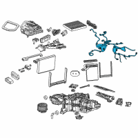 OEM 2015 GMC Sierra 2500 HD Harness Diagram - 23281485