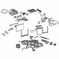 OEM 2018 Cadillac Escalade Actuator Diagram - 22838102