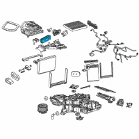 OEM Cadillac Control Module Diagram - 84097837