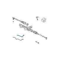 OEM 2005 Lincoln Navigator Connector Tube Diagram - 6L1Z-3A714-A