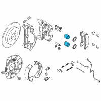 OEM Nissan NV1500 Piston Assembly Diagram - 41121-1PA1A