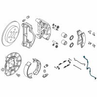 OEM Nissan Titan XD Sensor Assembly Anti Ski, Rear Diagram - 47900-EZ10A