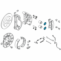 OEM Nissan NV2500 Cup Kt Brake Cylinder Diagram - D4120-1PA1A