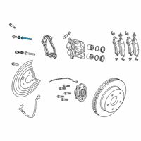 OEM 2021 Ram 3500 Pin-Disc Brake Diagram - 68412554AA