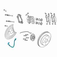 OEM 2021 Ram 1500 Brake Diagram - 68262933AB