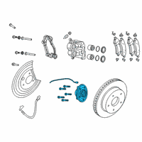 OEM 2021 Ram 1500 HUB/BRG-Brake Diagram - 68303538AG