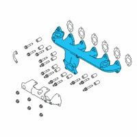 OEM 2021 Ram 3500 Exhaust Manifold Diagram - 68444858AA