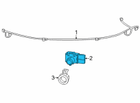 OEM Lexus GX460 Sensor, Ultrasonic Diagram - 89341-60030-B4