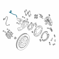 OEM Ford Rear Speed Sensor Diagram - FR3Z-2C190-B