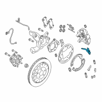 OEM 2021 Ford Mustang Adjust Lever Diagram - FR3Z-2A638-A