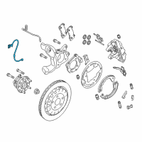 OEM 2015 Ford Mustang Brake Hose Diagram - FR3Z-2282-C