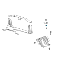 OEM Chevrolet Tahoe Cushion Asm-Body Bolt Lower Diagram - 15033704