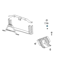 OEM 2000 GMC Sierra 2500 Cushion Asm-Body Bolt Lower Diagram - 15033704