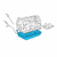 OEM Toyota 4Runner Transmission Pan Diagram - 35106-60140