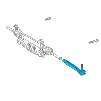 OEM 2020 Lexus RC F Rod Set, Rear Steering Diagram - 45520-29015