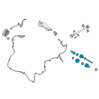 OEM 2019 Ford Expedition Shaft & Joint Assembly Diagram - GL3Z-3A427-A