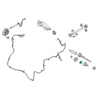 OEM Ford Outer Boot Clamp Diagram - F65Z-3B478-DA
