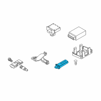 OEM BMW Reception Antenna Rdc Diagram - 36-23-6-771-043