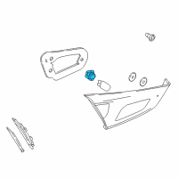 OEM Scion iA Back Up Lamp Bulb Socket Diagram - 90118-WB419