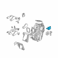 OEM Honda Motor Assembly, Mode Diagram - 79240-SHJ-A01