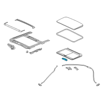 OEM Knob-Finisher, Sunroof Diagram - 91275-3DN1A