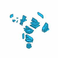 OEM Kia Rio Blower Unit Diagram - 971001G402
