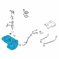 OEM Hyundai Santa Fe Tank Assembly-Fuel Diagram - 31150-B8510