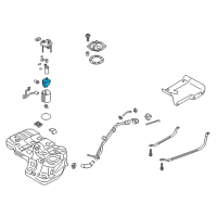 OEM 2015 Hyundai Santa Fe Fuel Pump Filter Diagram - 31112-3Q550