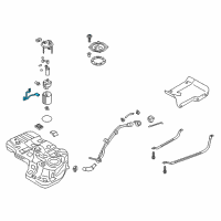 OEM 2015 Hyundai Santa Fe Fuel Pump Sender Assembly Diagram - 94460-B8501