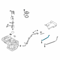 OEM 2019 Hyundai Santa Fe Bracket-Fuel Tank Diagram - 31211-B8000