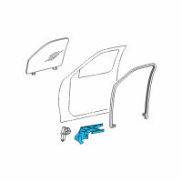 OEM Ford Expedition Window Regulator Diagram - 6L1Z-7823208-AA