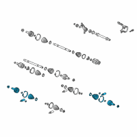 OEM Acura TLX JOINT SET, OUTBOARD Diagram - 44014-THR-305