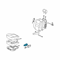 OEM Toyota Solara Adjuster Switch Diagram - 84922-33130