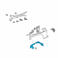 OEM Jeep Wrangler Shield-Splash Diagram - 68299171AB