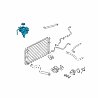 OEM 2007 Ford Escape Reservoir Diagram - 5L8Z-8A080-AA