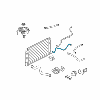 OEM Ford Escape Overflow Hose Diagram - 5L8Z-8C633-AD