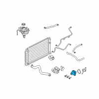 OEM Ford Ranger Thermostat Unit Diagram - 4L5Z-8575-B