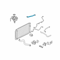 OEM 2008 Ford Escape Overflow Hose Diagram - 5L8Z-8075-AA