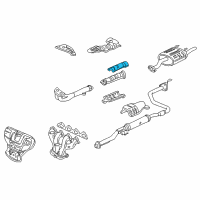 OEM Honda Civic del Sol Cover (Upper) Diagram - 18182-P2R-A00