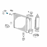 OEM BMW 318i Double Temperature Switch Diagram - 61-31-8-376-440