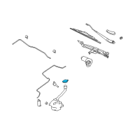 OEM 2007 Ford Edge Reservoir Assembly Cap Diagram - 7T4Z-17632-AA